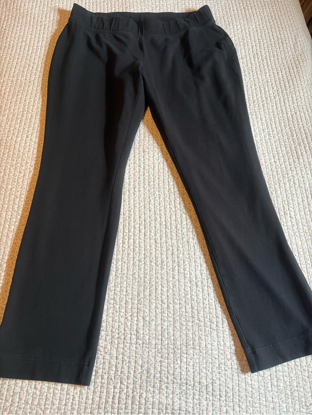 Lands End Black Soft Pant